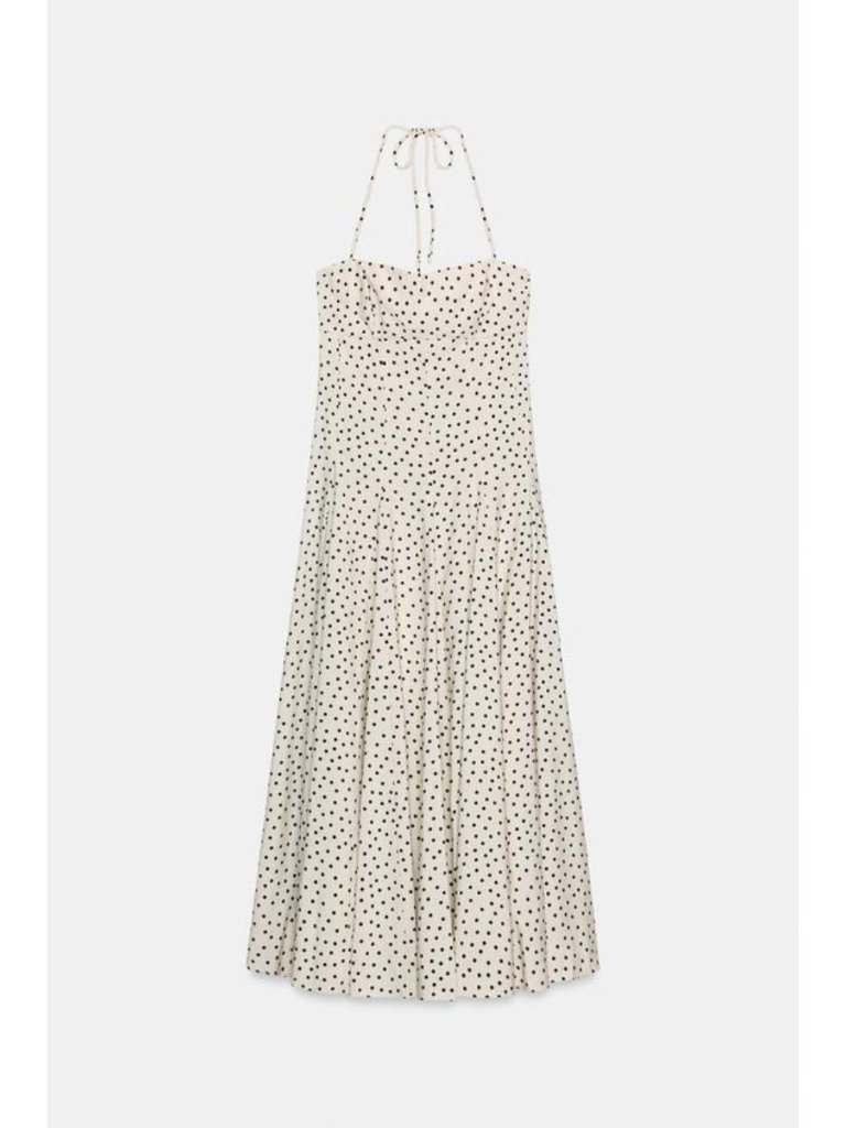 Zara Polka Dot Midi Dress